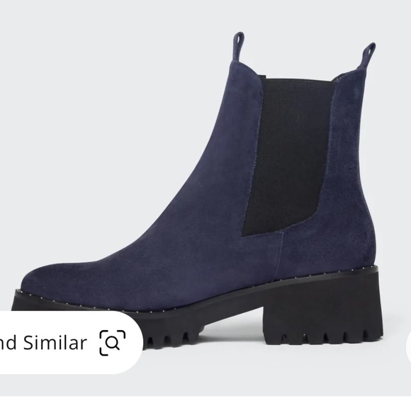 Freda Salvador Navy Ankle Booties - Picture 8 of 10